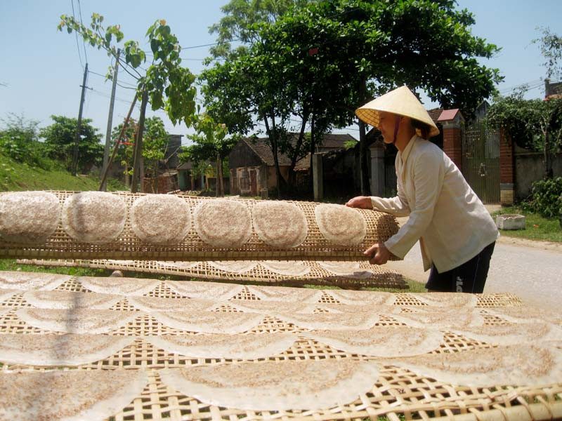 Làng nghề bánh tráng Phú Châu